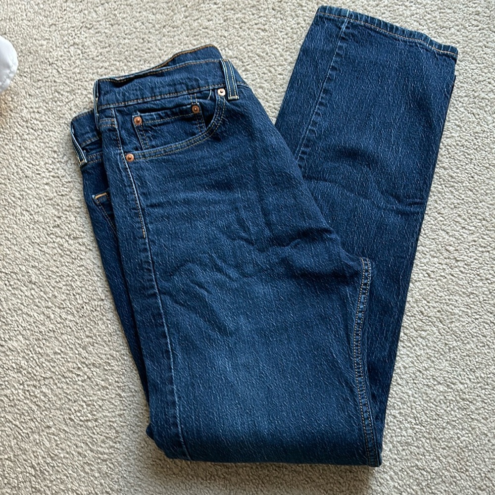 Mens Levi 595 Straight Leg Jeans. Size 33/32